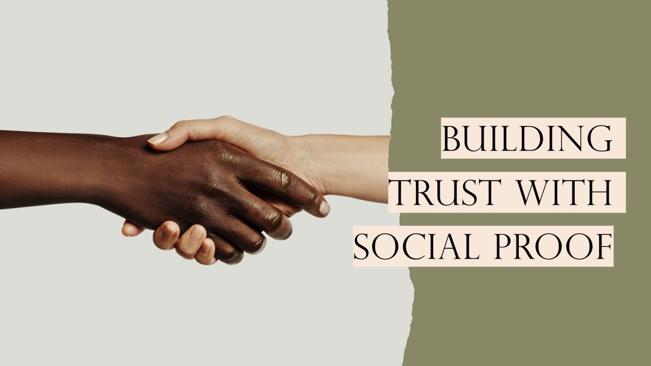 Building Trust through Social Proof